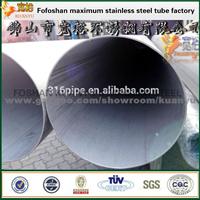 1 Inch Astm A312 Tp316l Sch20 Welded Stainless Steel Pipe Industrial Pipe Price Per Ton