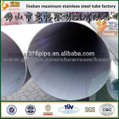 Large Diameter Tube 304l Stainless Steel Welded Pipe Industrial Tubes Pipe Prices Per Ton