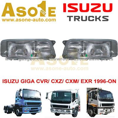 China Best Selling Truck Accessories ISUZU GIGA CVR/CXZ/CXM/EXR 1996-ON Headlamp Without Motor