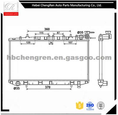 Radiator For NISSAN ALMERA OEM 2141058Y00