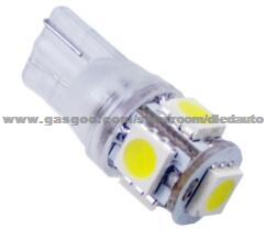 DC 12V LED T10 5*5050SMD Automotive LED Bulb