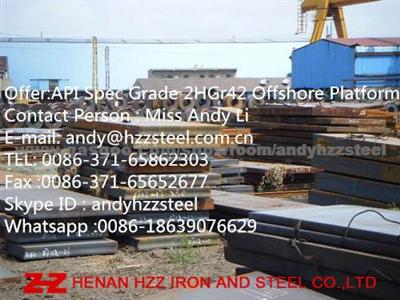 Supply:2HGr42|2HGr50|Offshore Structural Steel Plate|Welding Structural Steel Plate |Drilling Platform Steel Plate .