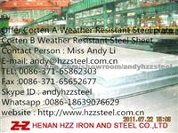 Offer:Corten A ,Corten B,Corten A Weather Resistant Steel Plate, Corten B Weather Resistant Steel Sheet