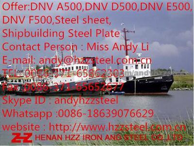 Offer:DNV A500,DNV D500,DNV E500,DNV F500,Steel Sheet,Shipbuilding Steel Plate