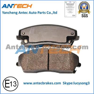 WVA24166 Top Quality Semi-Metallic MDB2697 Brake Pad For CHRYSLER