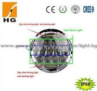 7 75W High Low Beam LED Daytime Running Light