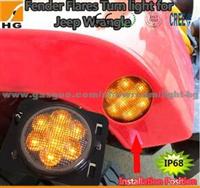 New LED Turn Light With Emark For Jeep Wrangler