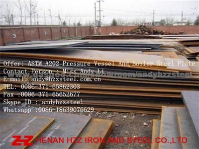 Offer: ASTM A202 Grade A|A202GRA|ASTM A202 GradeB|A202GRB Pressure Vessel Steel Sheet