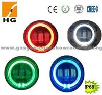 New 4 LED Fog Light With Halo