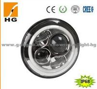 High Low Beam Light Wrangler 7inch 60W LED Headlight For Jeep