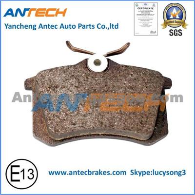 WVA23554Top Quality Semi-Metallic GDB1360 Brake Pad For AUDI/RENAULT