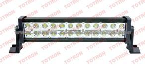 72 W 12 LED Light Bar, Automatic LED Bar Lights 4X4, Off Road Bar Lights For ATV/Trucks/Off Road/Minning