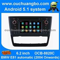 Ouchuangbo 6.2 Inch Car Stereo Radio Multimedia Android 5.1 For BMW E81 Automatic (2004 Onwards) With Biuetooth 3g Wifi 16GB