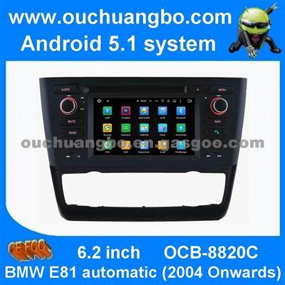 Ouchuangbo 6.2 Inch Car Stereo Radio Multimedia Android 5.1 For BMW E81 Automatic (2004 Onwards) With Biuetooth 3g Wifi 16GB