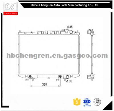 OEM: 214603S100 Plastic Water Tank Radiator For NISSA N Hardbody D22 1998-2000 AT DPI: 2151