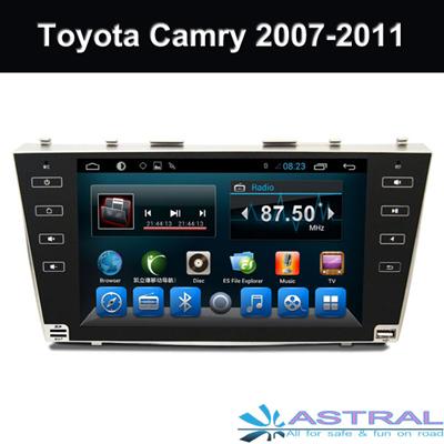 In Car Dvd Player Professional OEM Manufacturer USB Tv Bluetooth GPS Toyota Camry Aurion 2007-2011