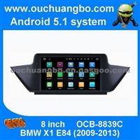 Ouchuangbo HD Big Screen 8 Inch Car Radio Multi Media Android 5.1 For BMW X1 E84 (2009-2013)