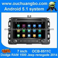 Ouchuangbo Auto Dvd Gps Navigation Android 5.1 For Dodge RAM 1500 Jeep Renegade With Bluetooth SWC MP3