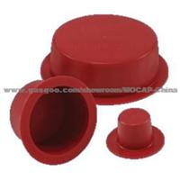 Tapered Plastic Plug Caps Of Wide Flange