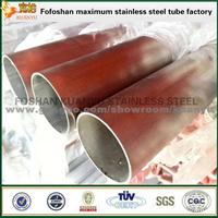 SUS 439 Decorative Stainless Steel Round Pipe For Exhaust Tubes