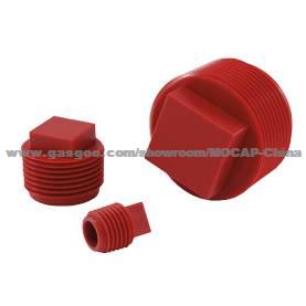 Square Head Plastic Plugs For NPT Threads