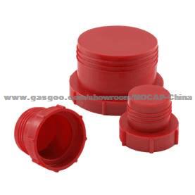 Threaded Plastic Plugs For Flat-Faced O-Ring Fittings