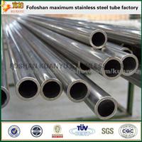 SUS 439 Decorative Stainless Steel Round Pipe For Exhaust Tubes