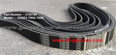 3100188 FAN BELT CUMMINS TEREX NHL 3305F TR35A TR50 TR60 TR100 3305 3307 3305G 3305K ALLISON CUMMINS UNIT RIG MT3600 MT4400