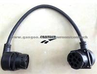 J1939 90 Degress Deutsch 9p Male Connector To Male Connector Cables
