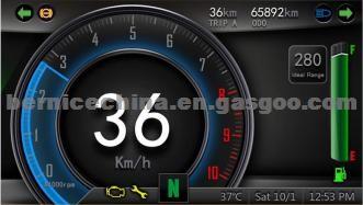 Intrument Panel Of TFT 7 Inch