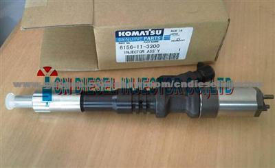 Komatsu Injector Assy :6156-11-3300. Denso Injector 095000-1211