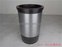 HINO K13C Casting Cylinder Liners With Chrome-Plating Phosphatized