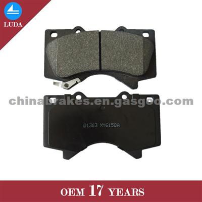 TOYOTA BRAKE PAD D1303 LOW METALLIC