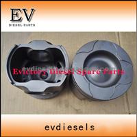 Sa6d125e SA6D125 Piston Kit Komatsu Excavator Engine Parts