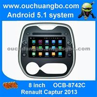 Ouchuangbo 8 Inch Quad Core Android 5.1 Car DVD Player Radio System For Renault Captur 2013 With 1GB DDR Biuetooth