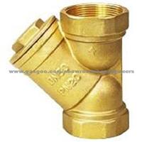 Brass Female Strainer With Plug