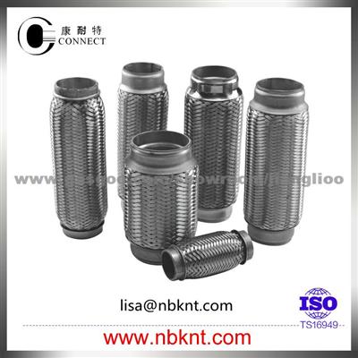 Exhaust Flexible Corrugated Pipe With Double Bellows Manufacture Of China