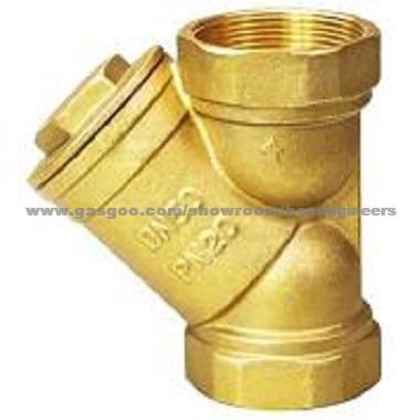 Brass Female Strainer With Plug