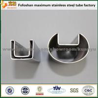 Single Slot Round Tube Stainless Steel 316 Mirror Pipe