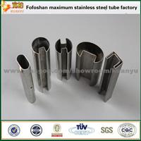 316 Double Slot Rnd Stainless Steel Mirror Tubing Slotted Pipes