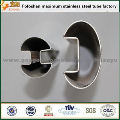 Stainless Steel Handrail Slot Pipe 304 Welded Inox Tubing