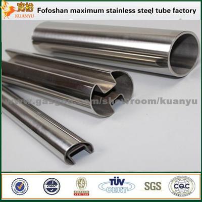 304 Grade Stainless Steel Slot Balustrade Square Pipes