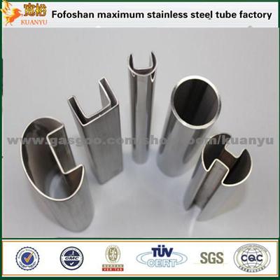 Slotted Pipe Suppliers Stainless Steel Welded Pipes Milling