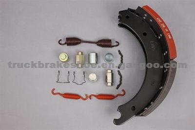 Certificated Sells Well High Quality Heavy Duty Truck Lined Brake Shoe 4707