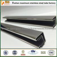 Glass Handrail 316 Stainless Steel Slotted Pipes Inox Steel Tubes