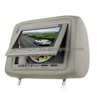 7-Inch TFT LCD(16:9) Car Headrest Dvd Player With SD/MS/MMC Card