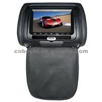 7-Inch TFT LCD Car Headrest Dvd Player With PAL/NTSC