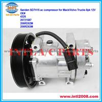 Sanden 7H15 7S15 709 SD709 SD7H15 Auto Ac Compressor For Mack/Volvo/GM Trucks 8pk 12V