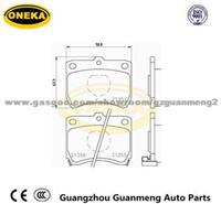 ONEKA Brake Pad Set KK150-33-23Z FOR KIA PRIDE / MAZDA/ FORD FESTIVA 1988-1993 AUTO BRAKE PARTS IN GUANGZHOU