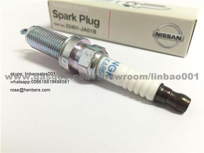 Nissan Spark Plugs Nissan Spare Parts 22401-JA01B,DILKAR6A-11,22401-JD01B,22401-NE110-C1,22401-MP100-H3,PFR6G11,PLFR4A-11,BKR6EY